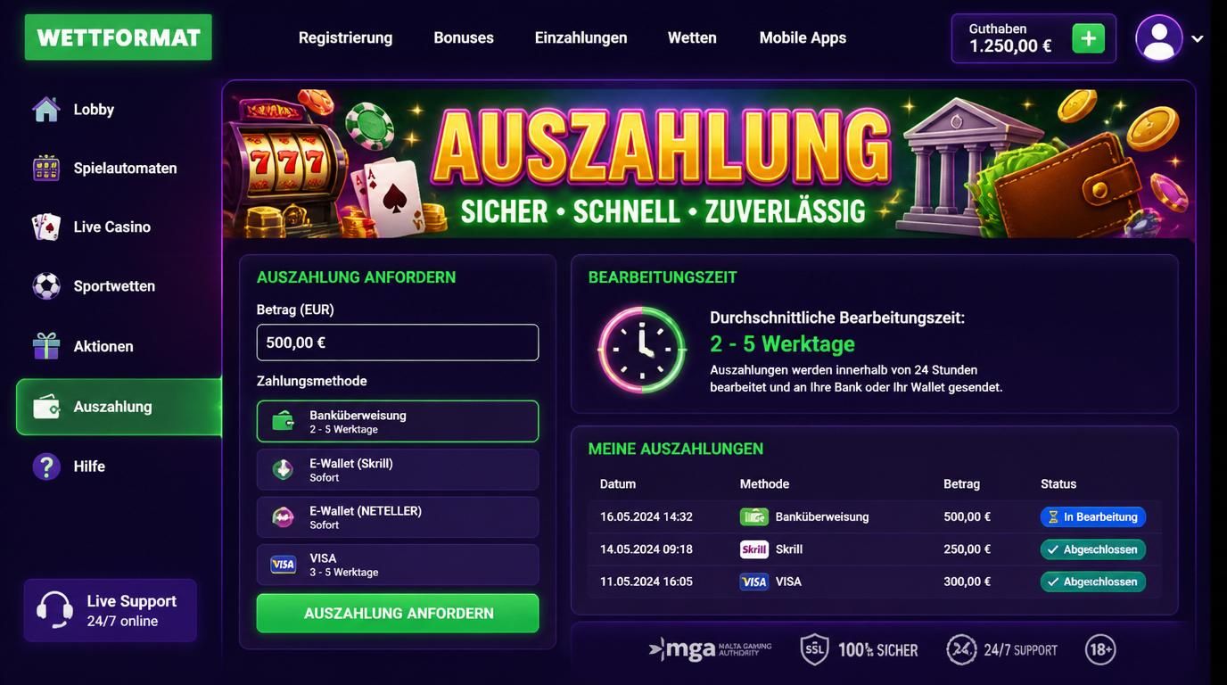 Symbolische Auszahlung mit Bearbeitungsuhr und Geldtransfer